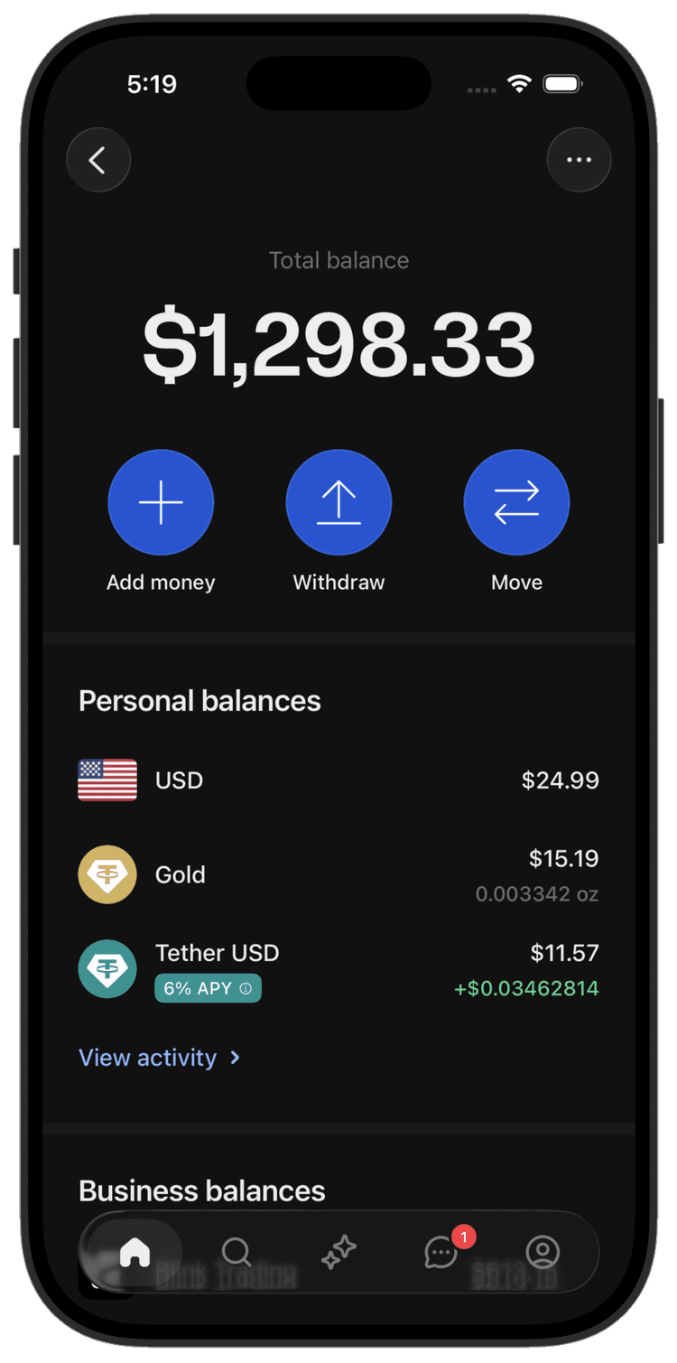 Whop Finance app preview