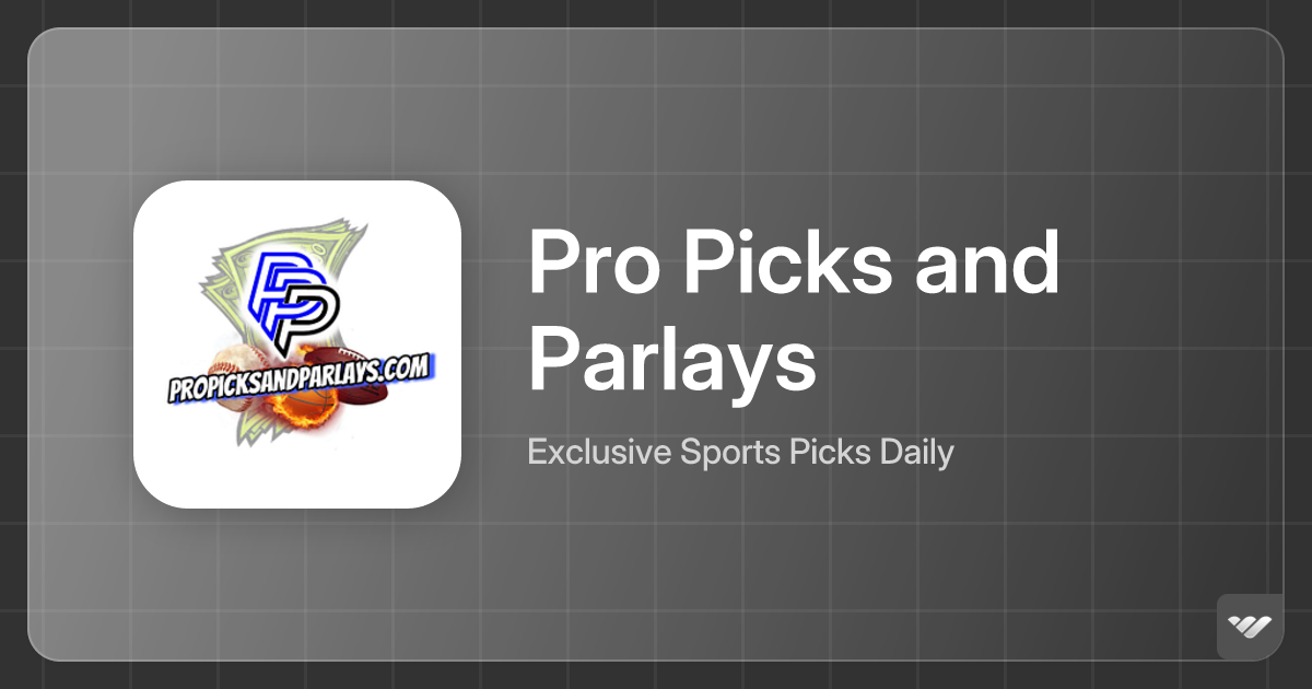 Pro Picks and Parlays Get Access Whop