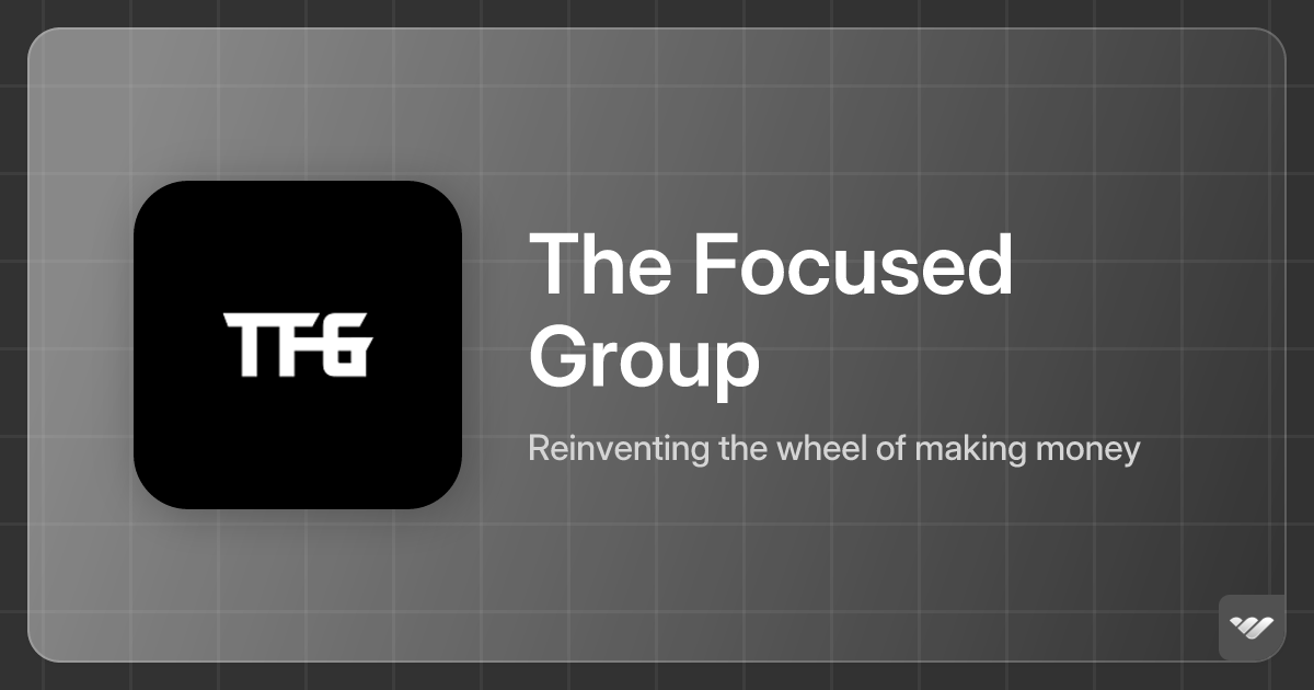 The Focused Group - Get Access | Whop