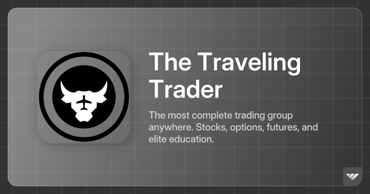 Ready go to ... https://whop.com/checkout/plan_np41KQP6vmodv?d2c=true [ The Traveling Trader - Get Access]