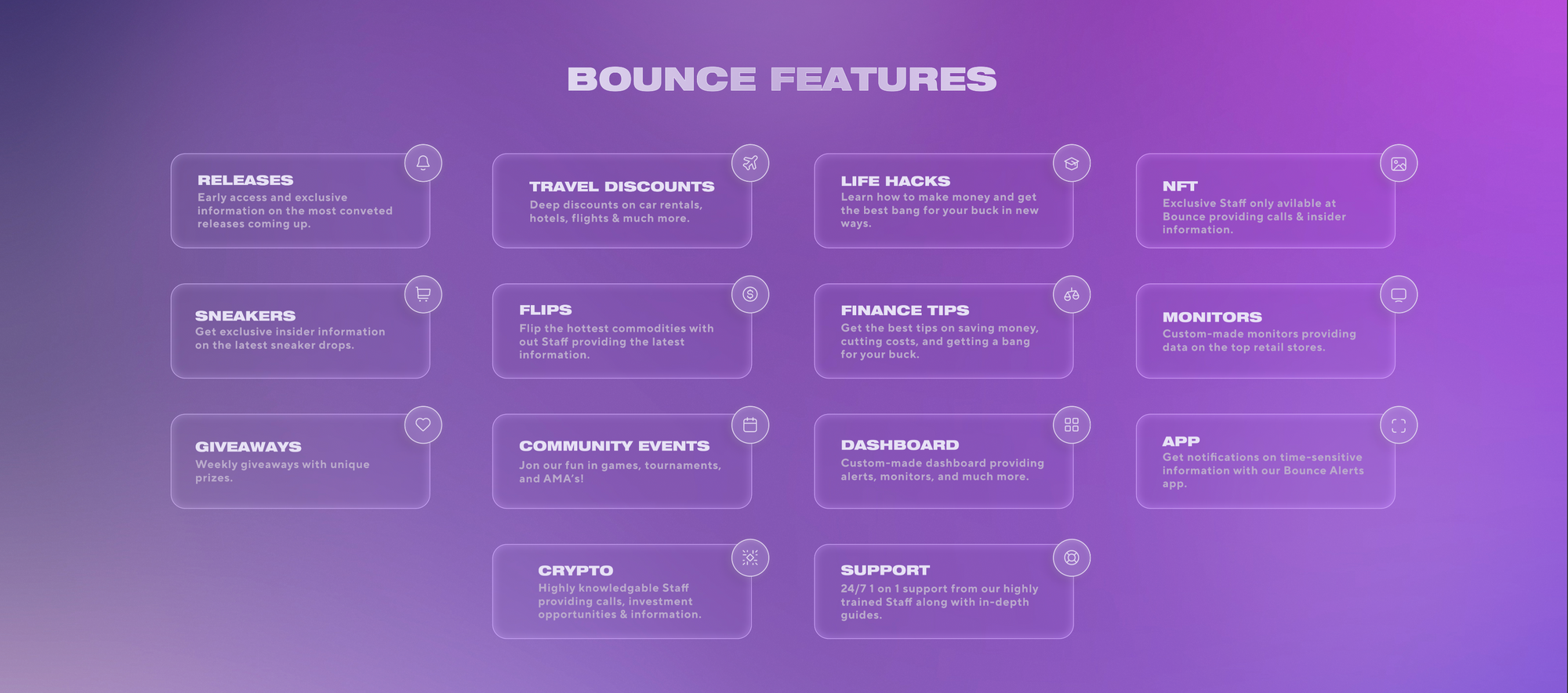 Bounce Features Graphic