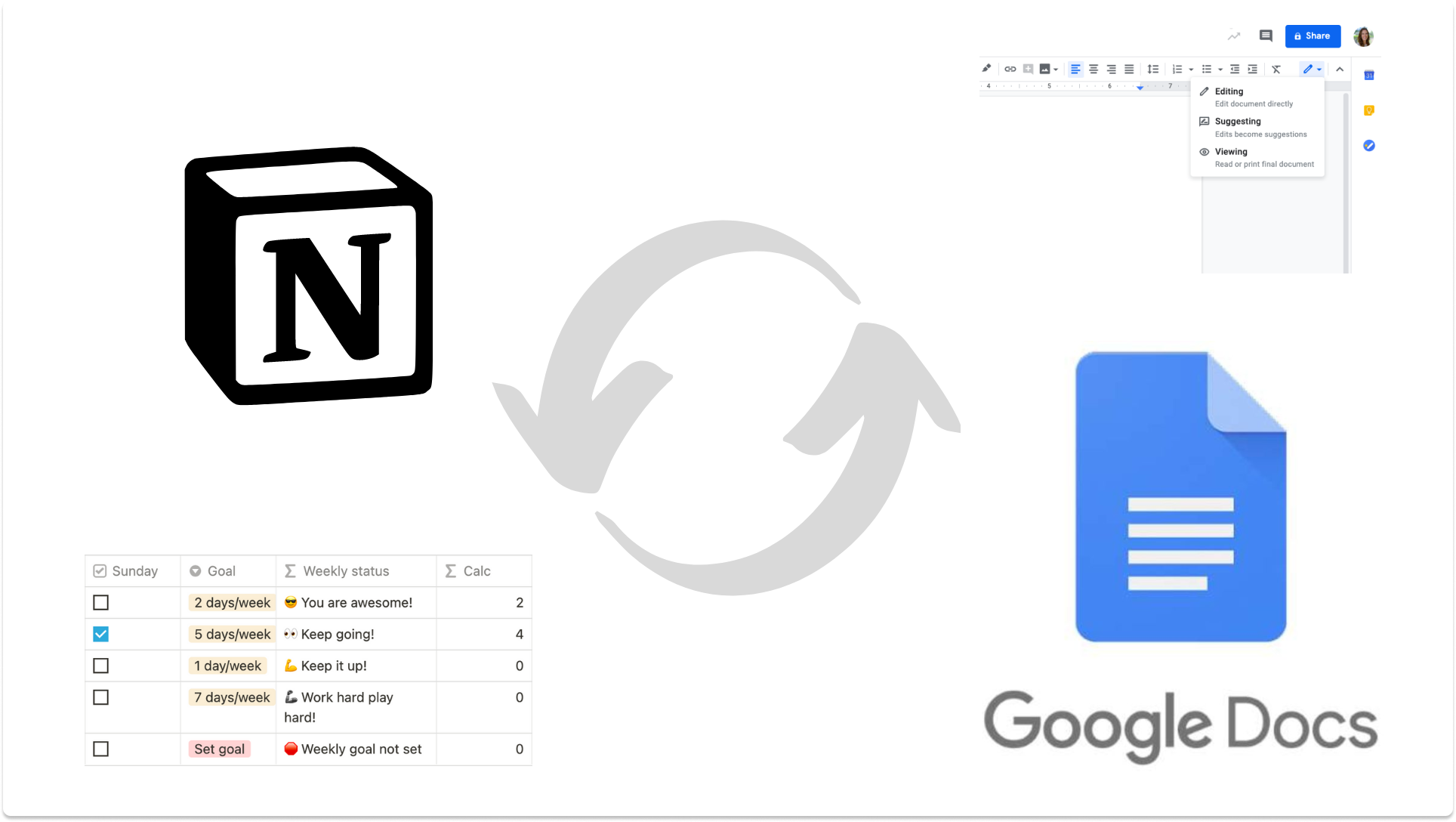 How does Notion stack up agains Google Docs?