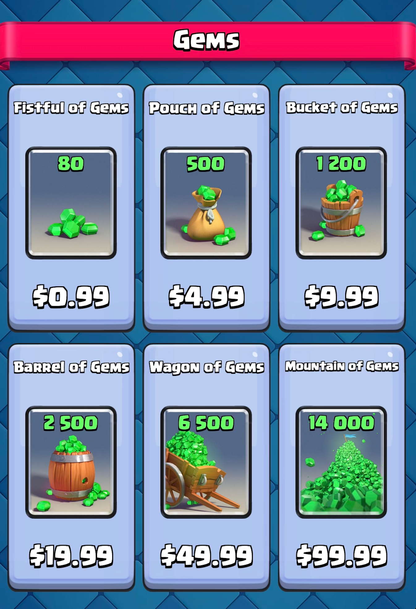 in app freemium purchase - Clash Royale