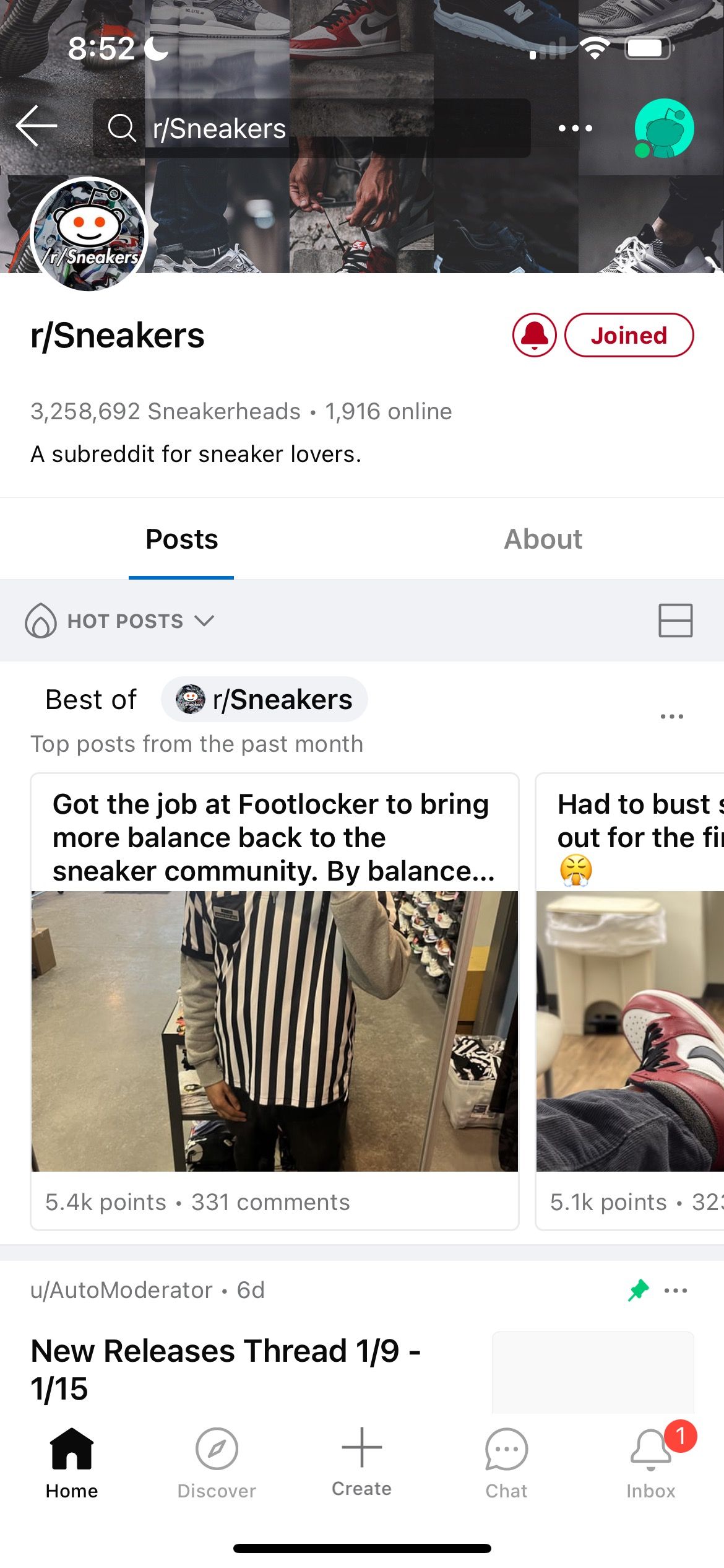 r/Sneakers Reddit Board