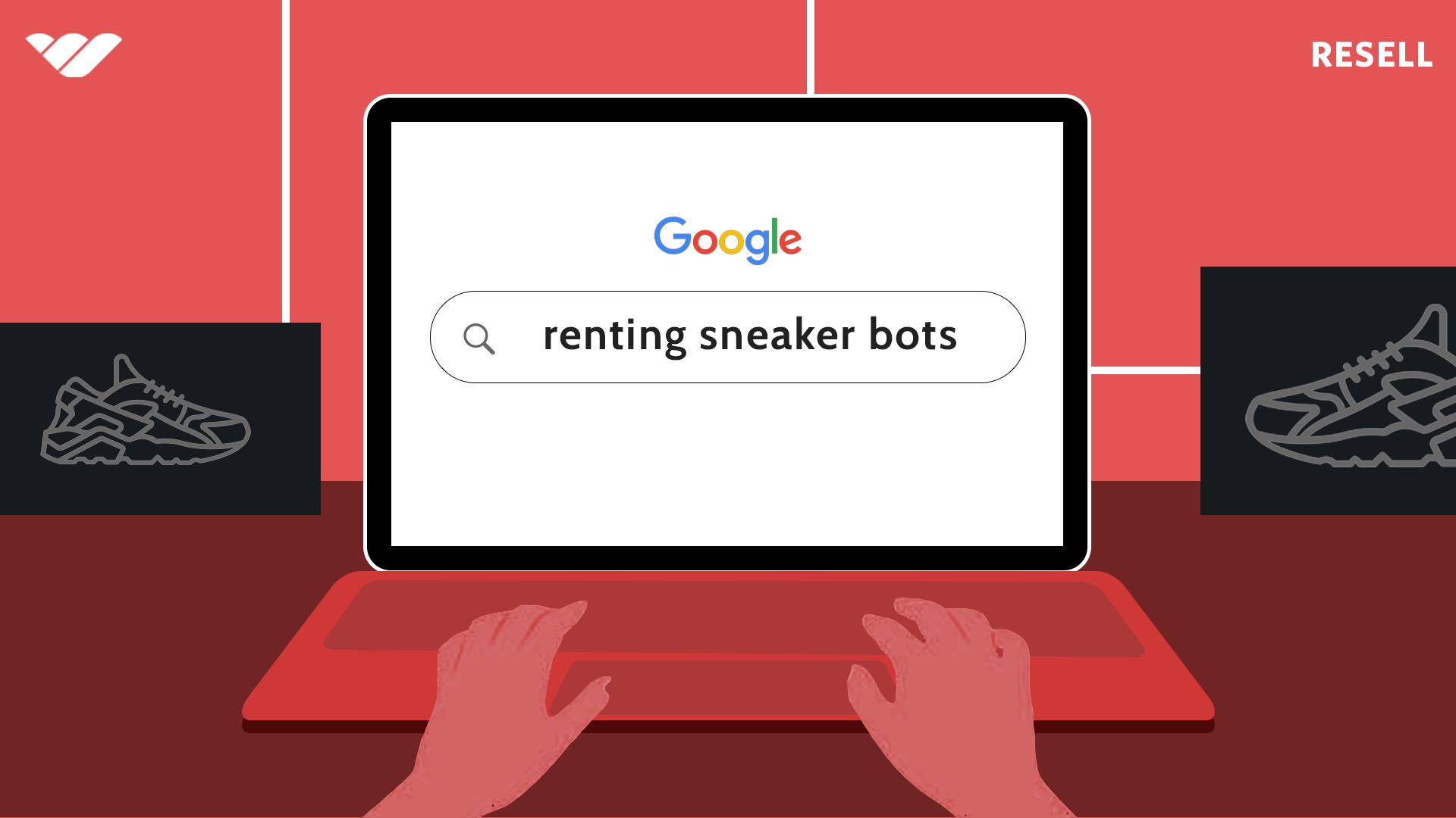how to rent a sneaker bot graphic.