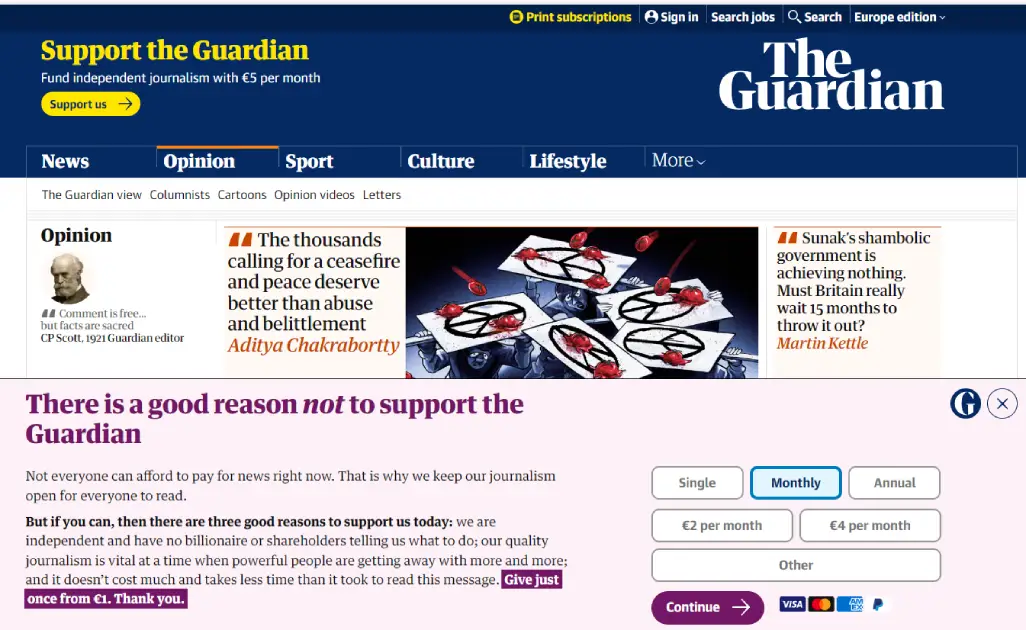the guardian paywall whop