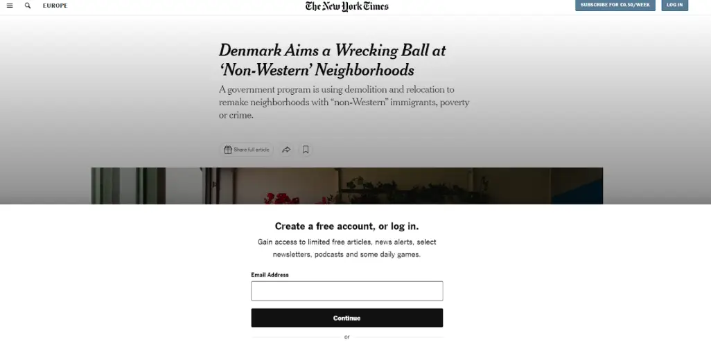 Whop NYT paywall