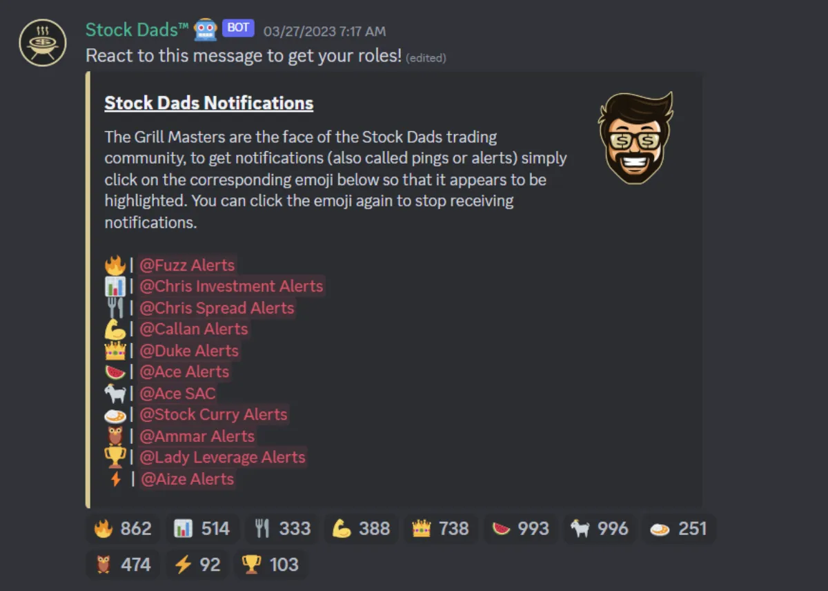 Stock Dads Discord