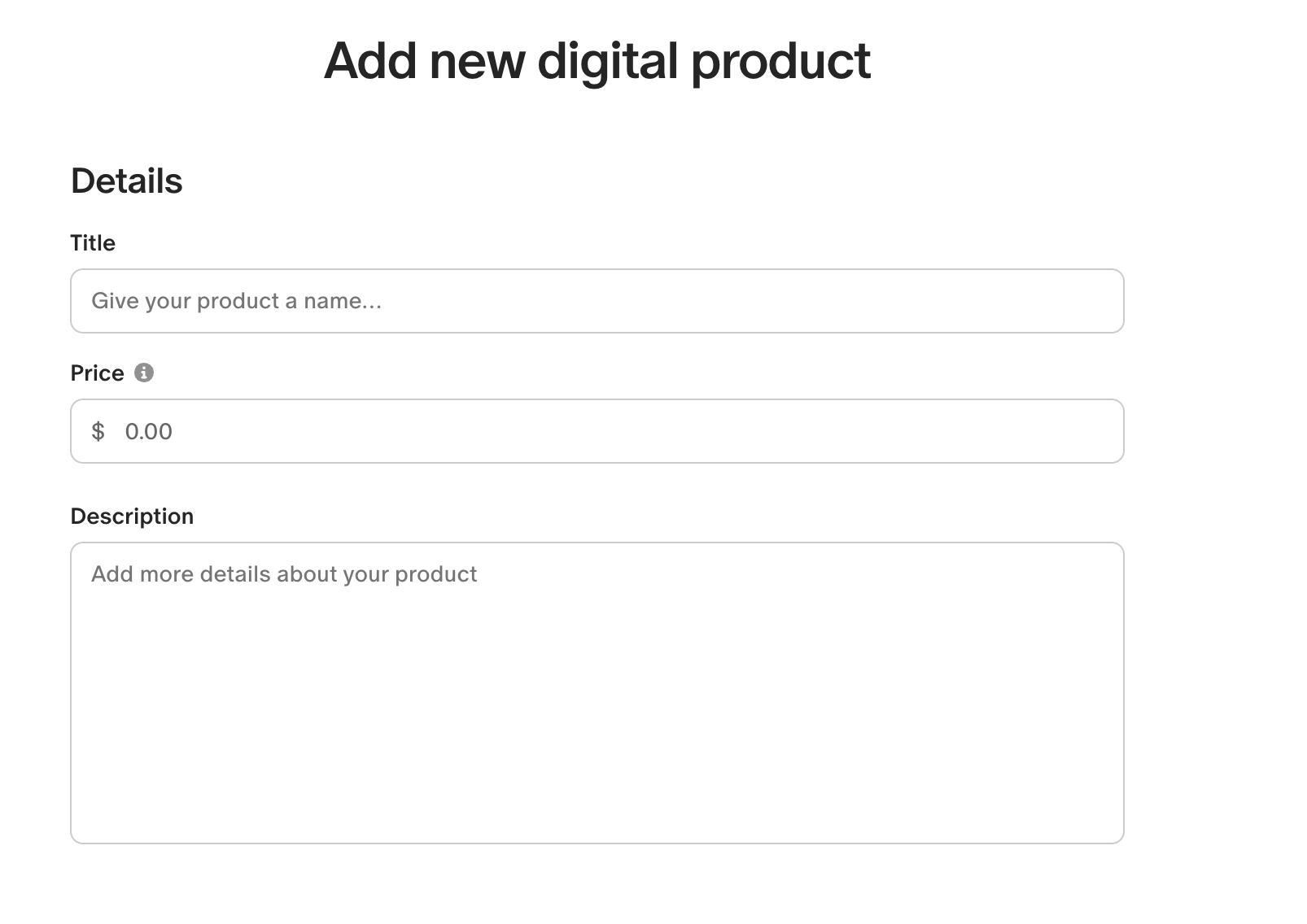 Patreon add digital product