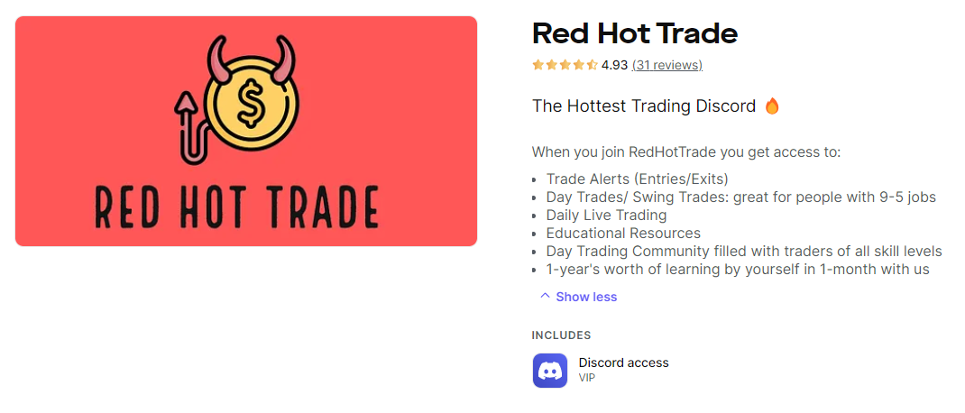 red hot trade whop