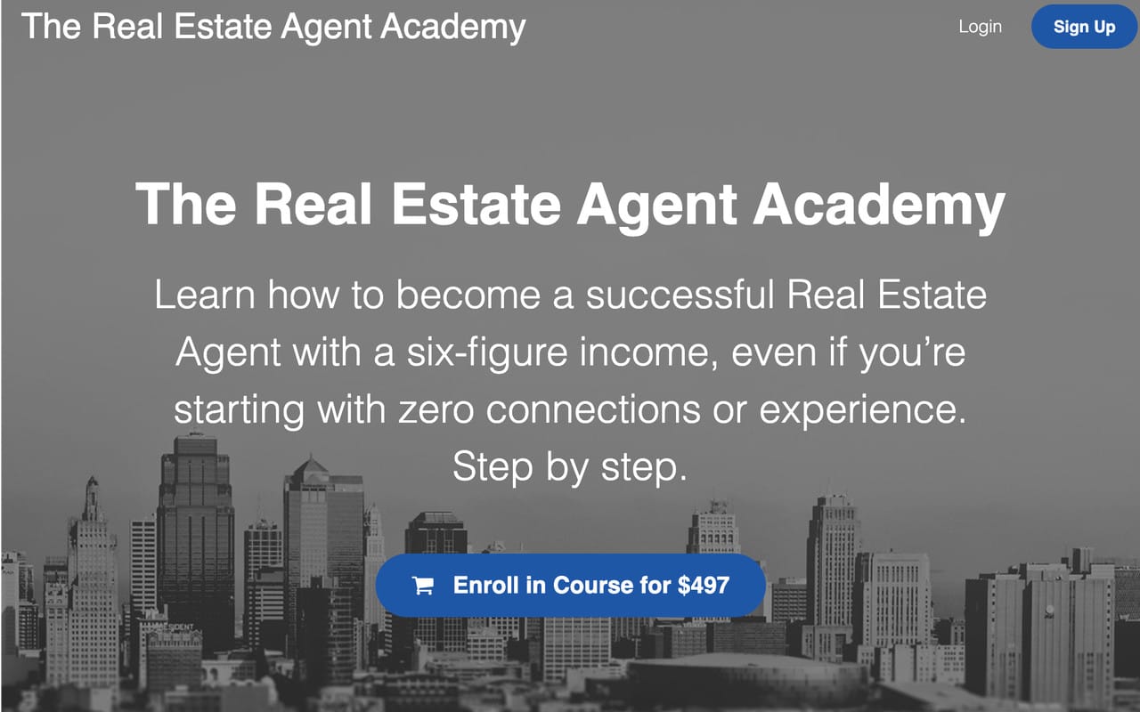 Teachable real estate academy