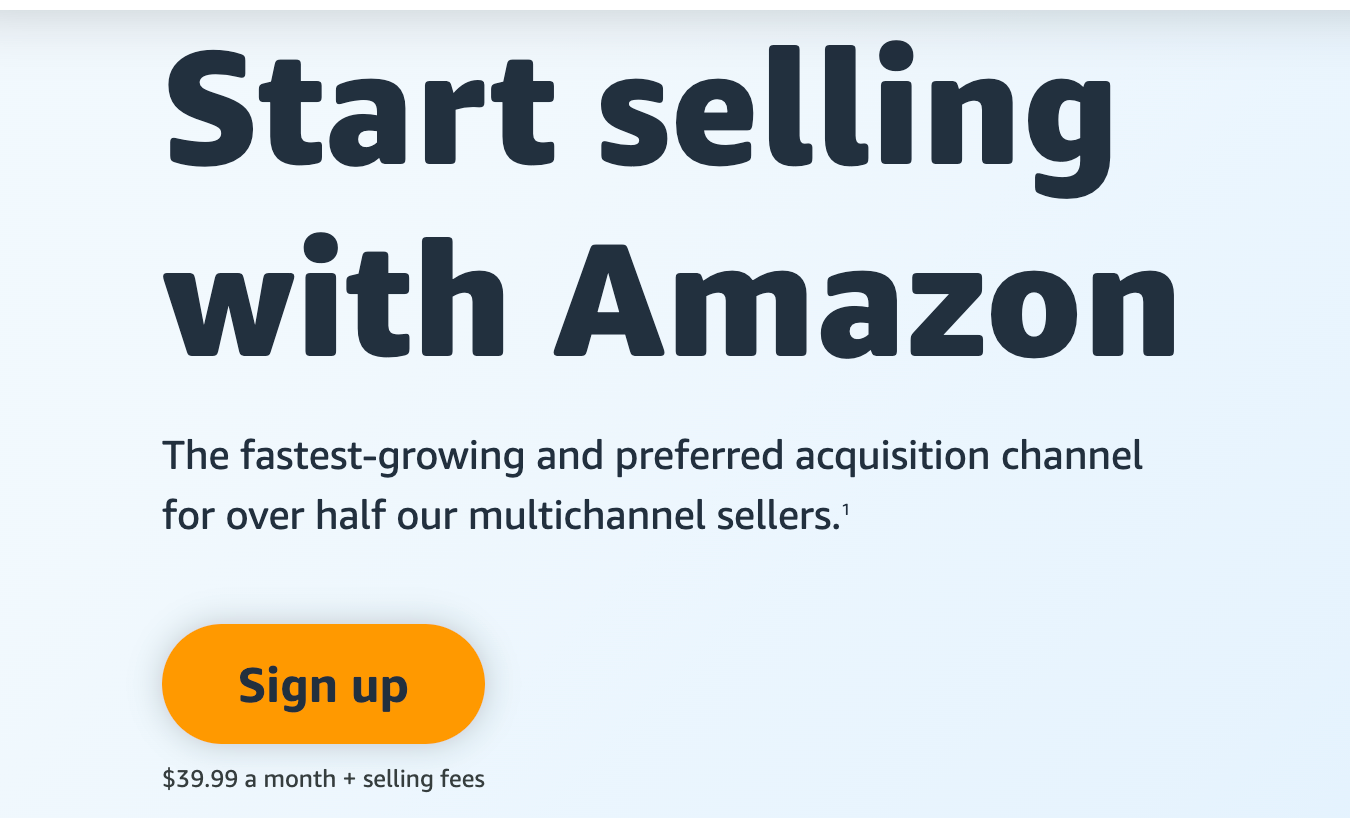 sell with Amazon