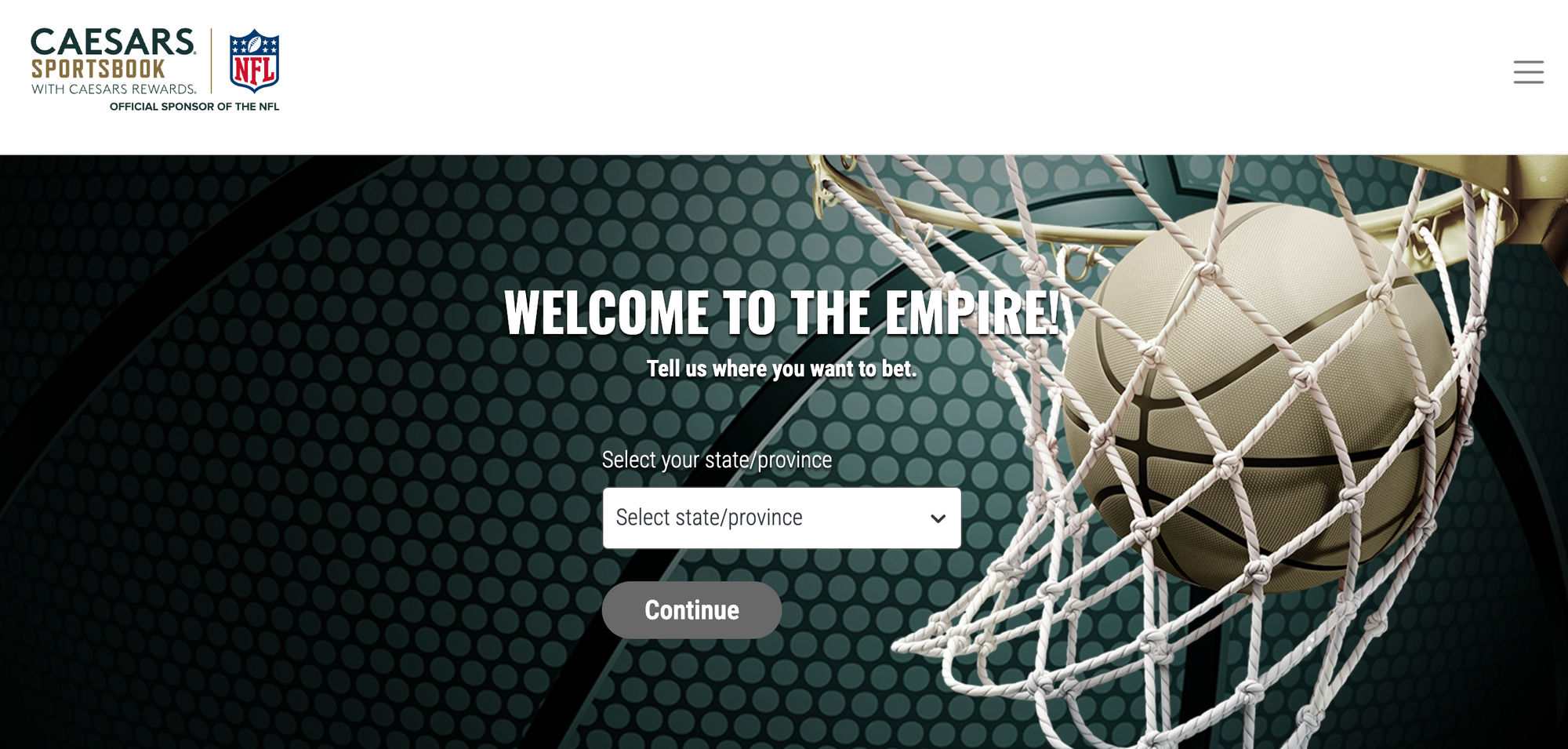 ceasars sportsbook homepage