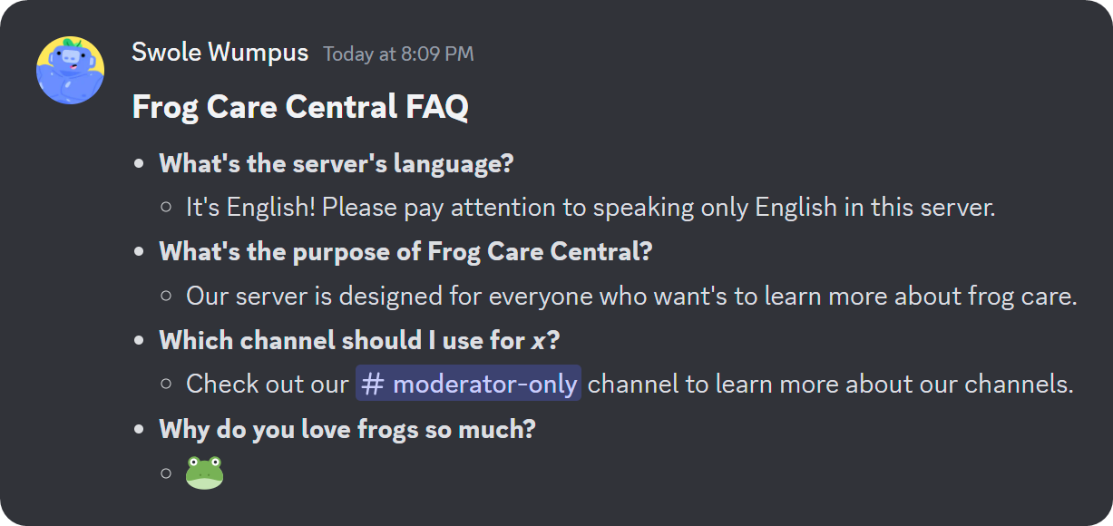 discord faq