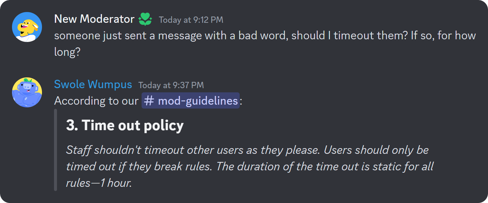 discord server ban