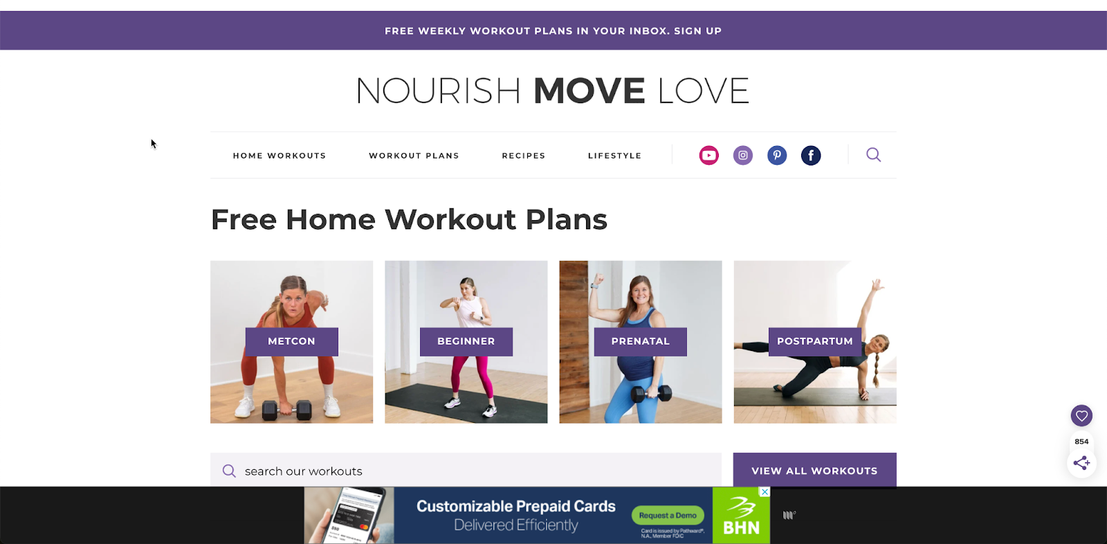 nourish move love