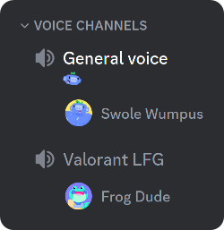 Discord voice chat