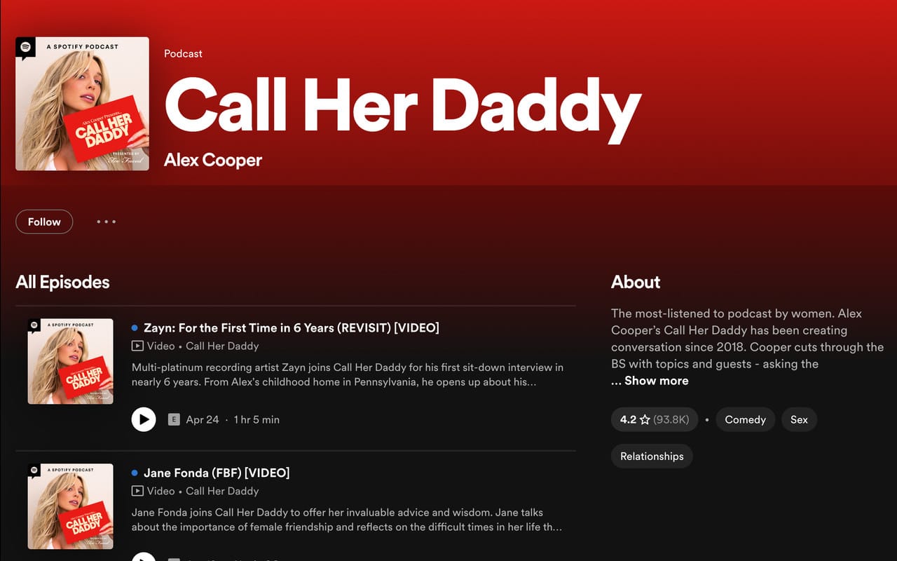 call her daddy podcast