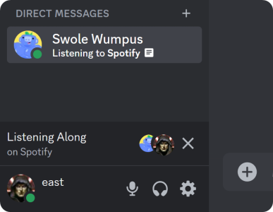 The Listening Along feature of Discord