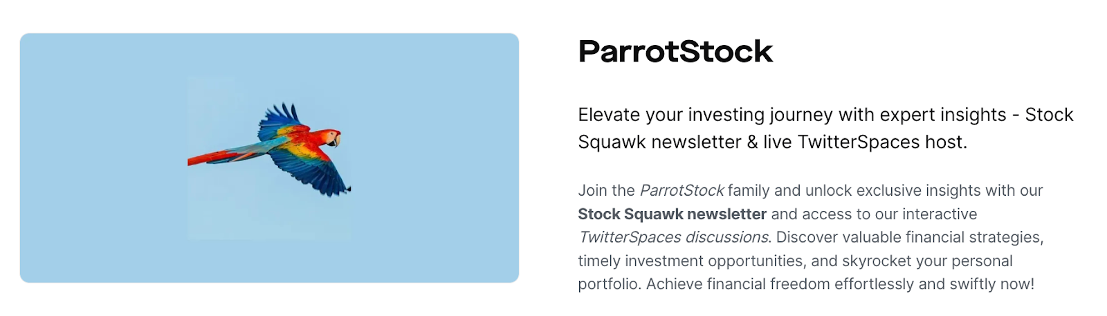 parrotstock