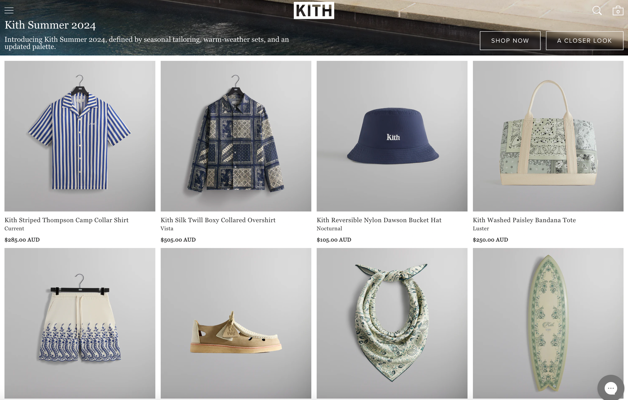 Kith website