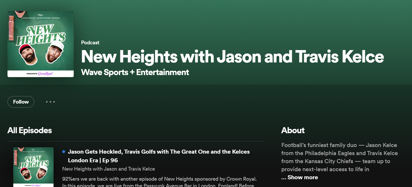 New Heights with Jason and Travis Kelce