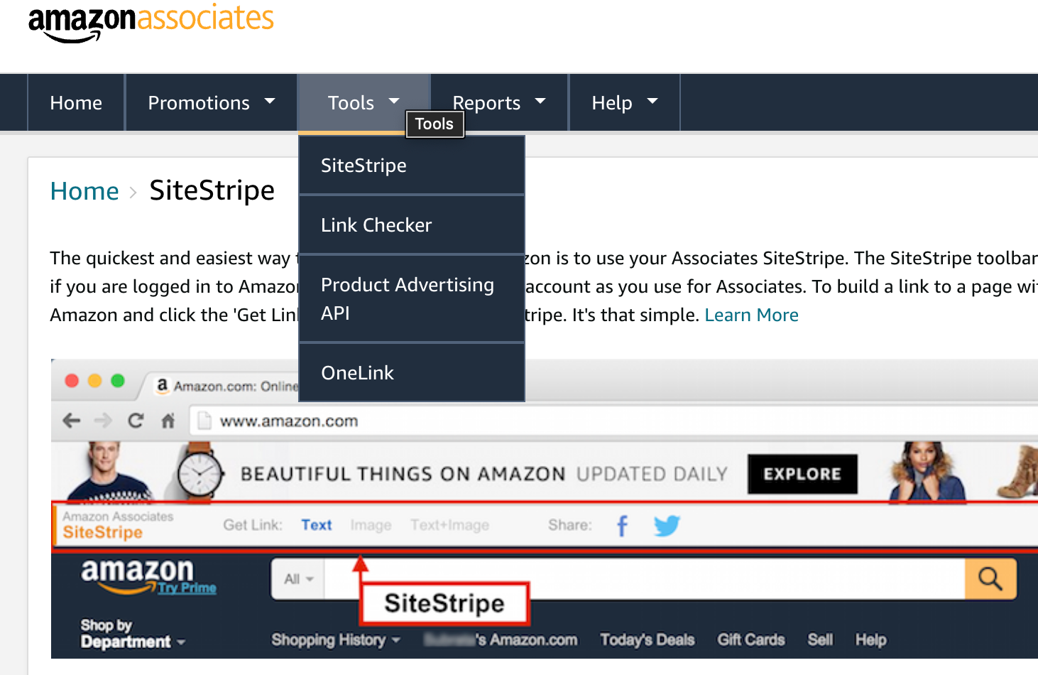 amazon sitestripe