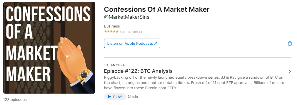 confessions of a market maker