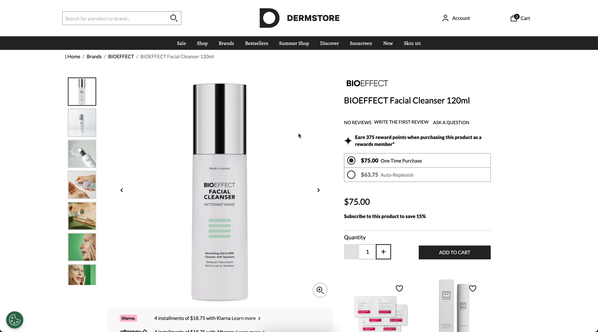 facial cleanser subscription service