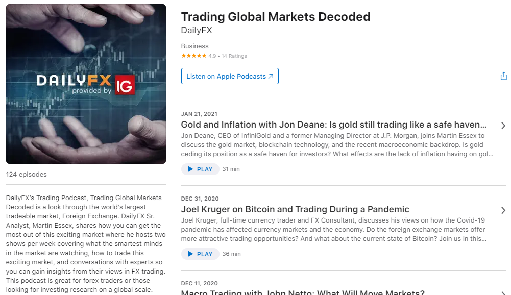 trading global markets pod