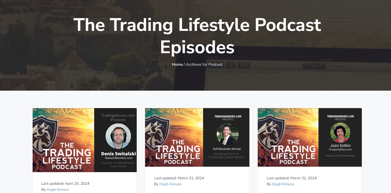 trading lifestyle podcast