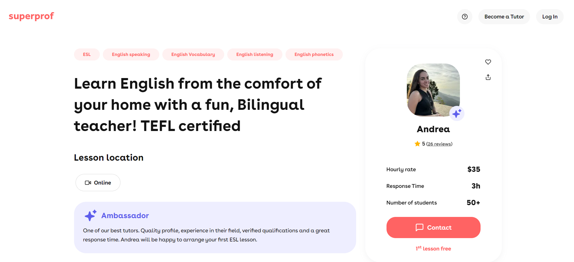 TEFL certified