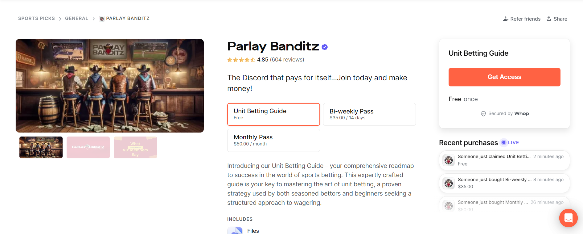 ecom parlay banditz