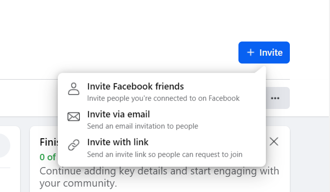 invite people to FB group