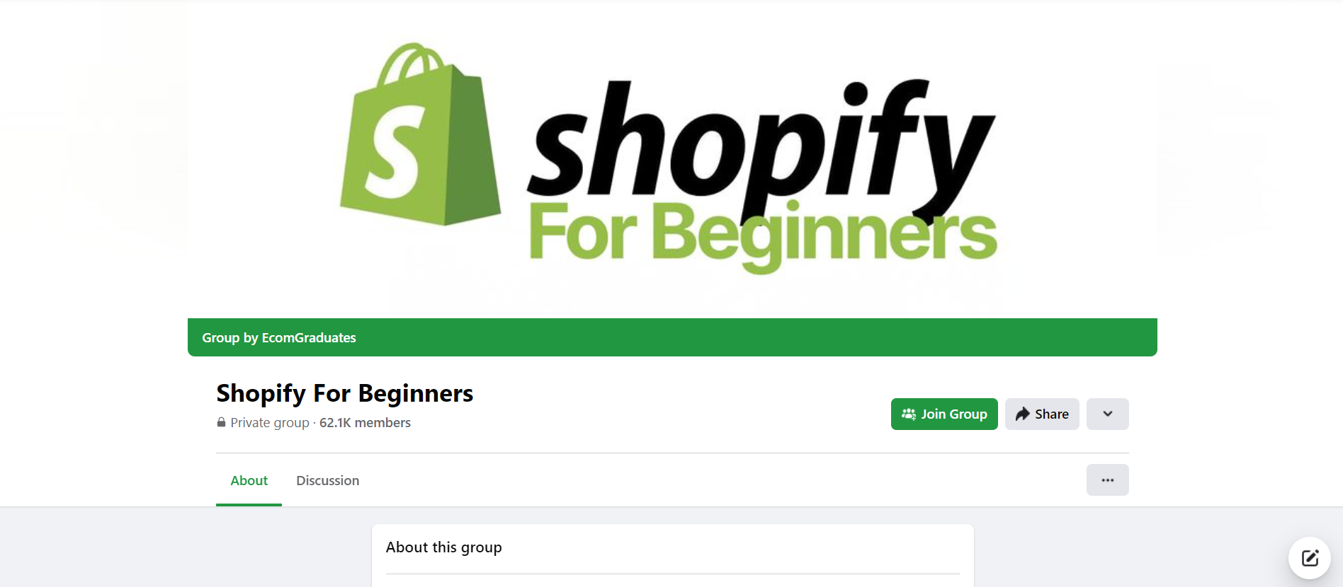 shopfiy FB group