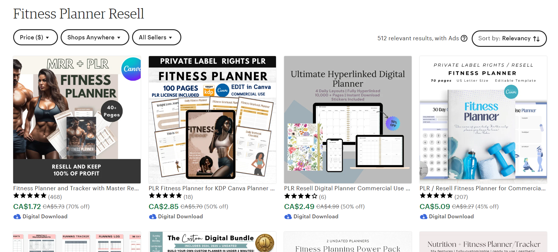 fitness planner