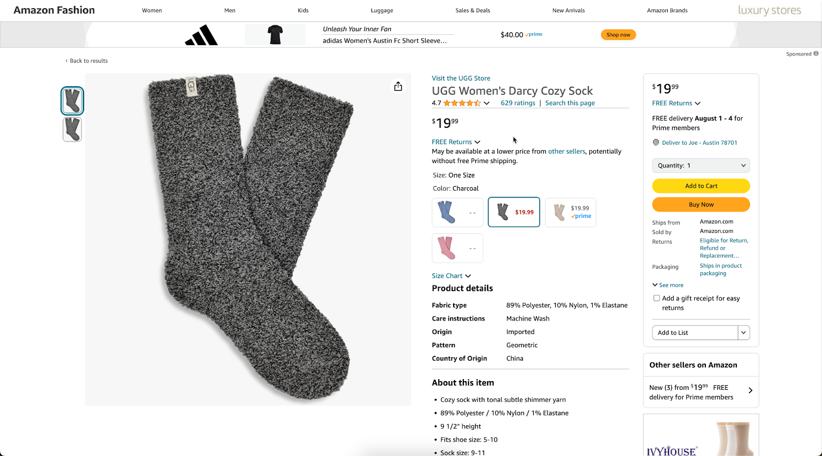 amazon socks