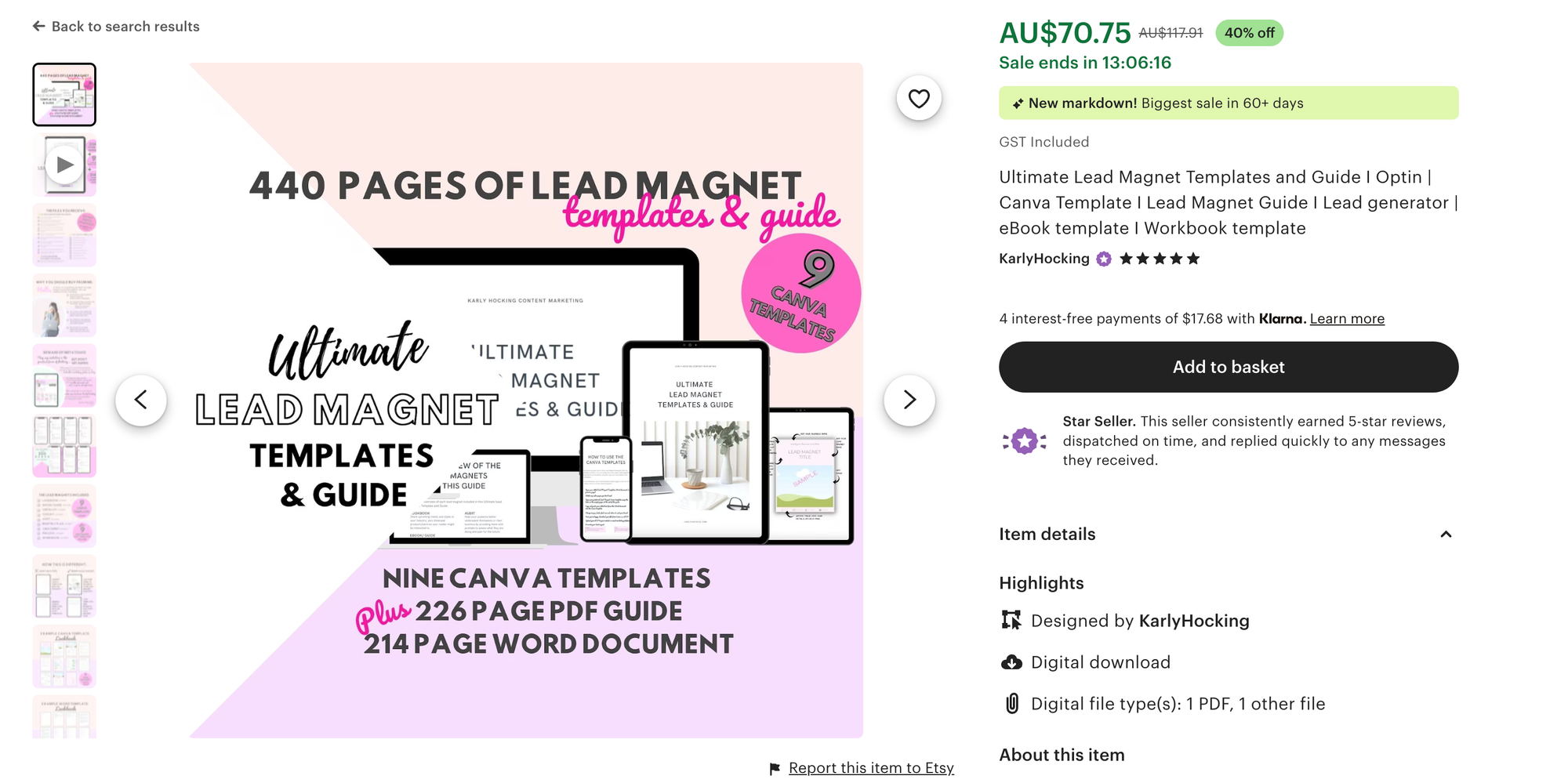 etsy lead magent