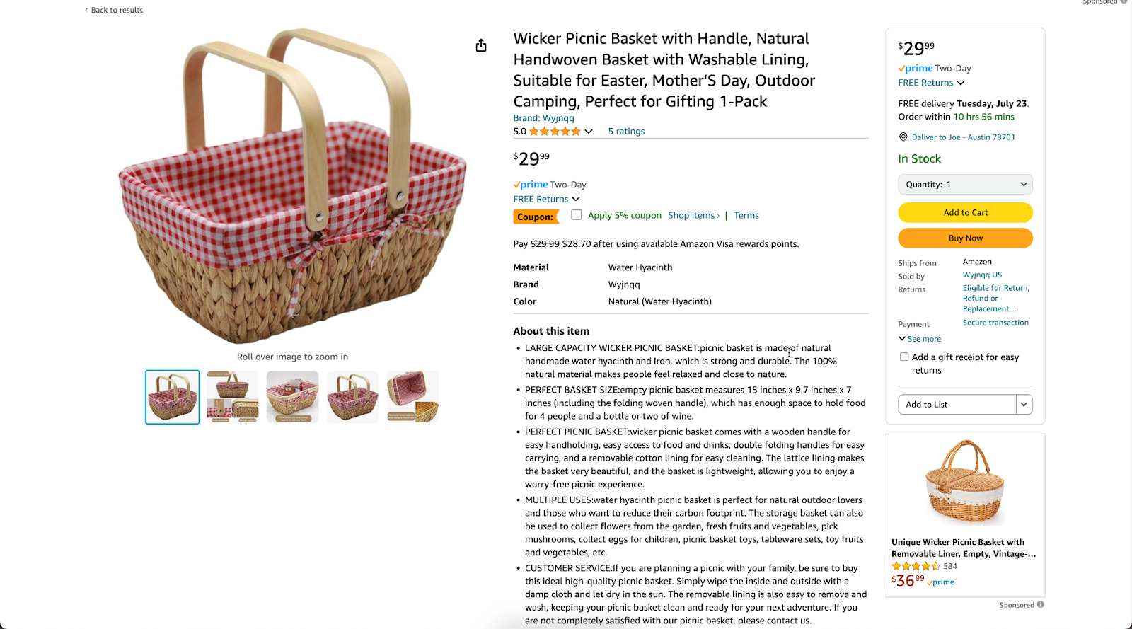 picnic basket