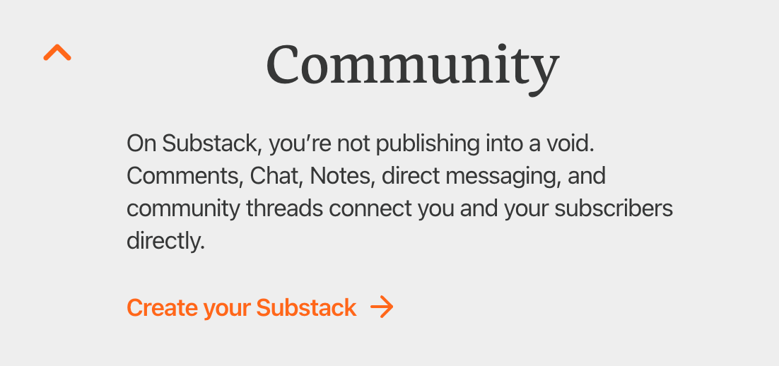 substack community