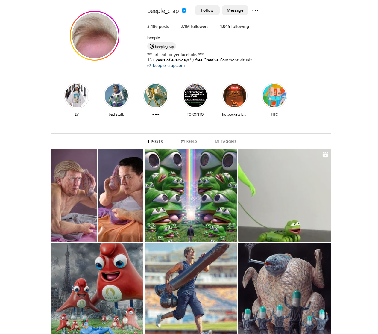 Beeple Instagram