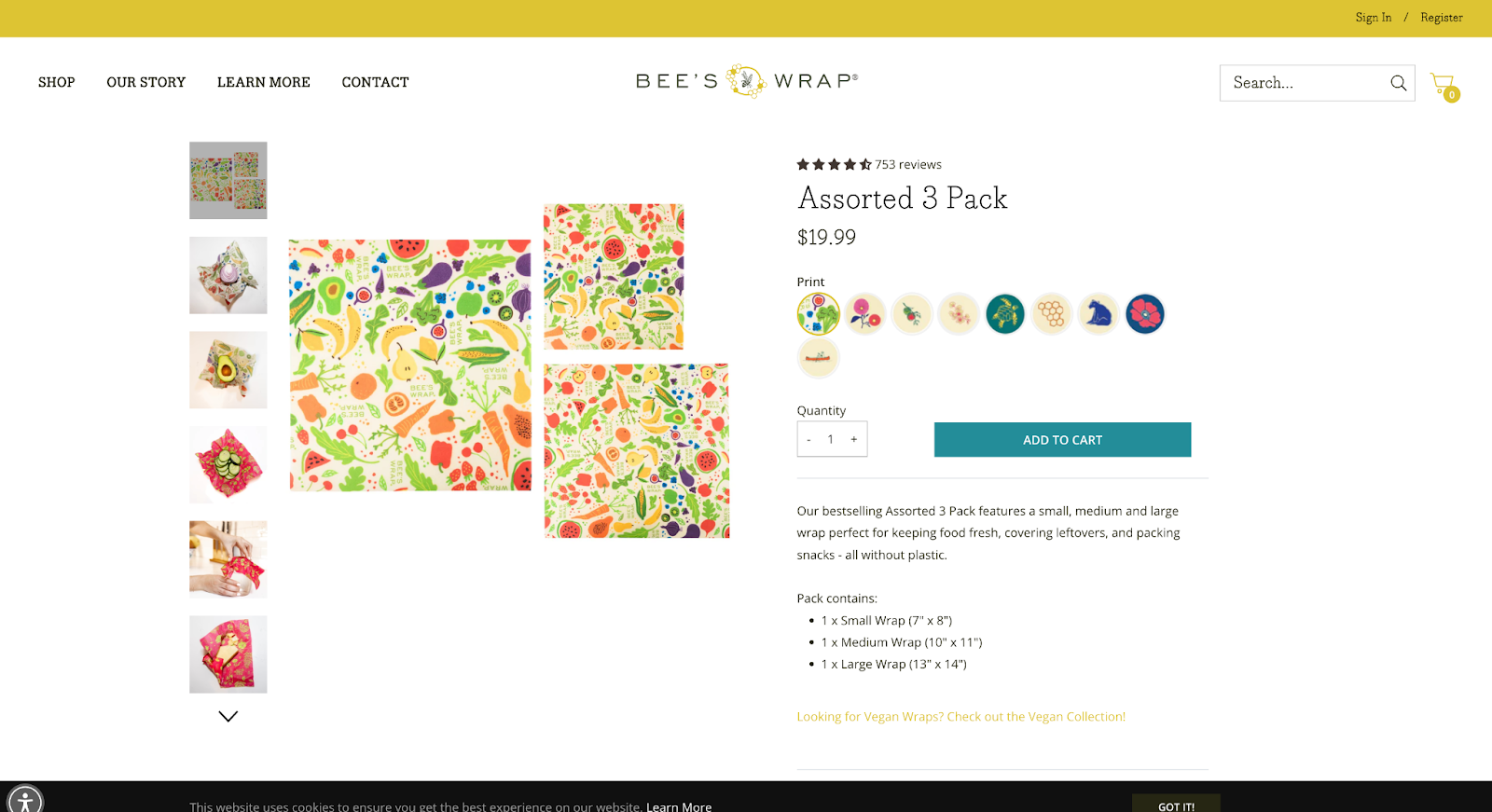 Beeswax wraps