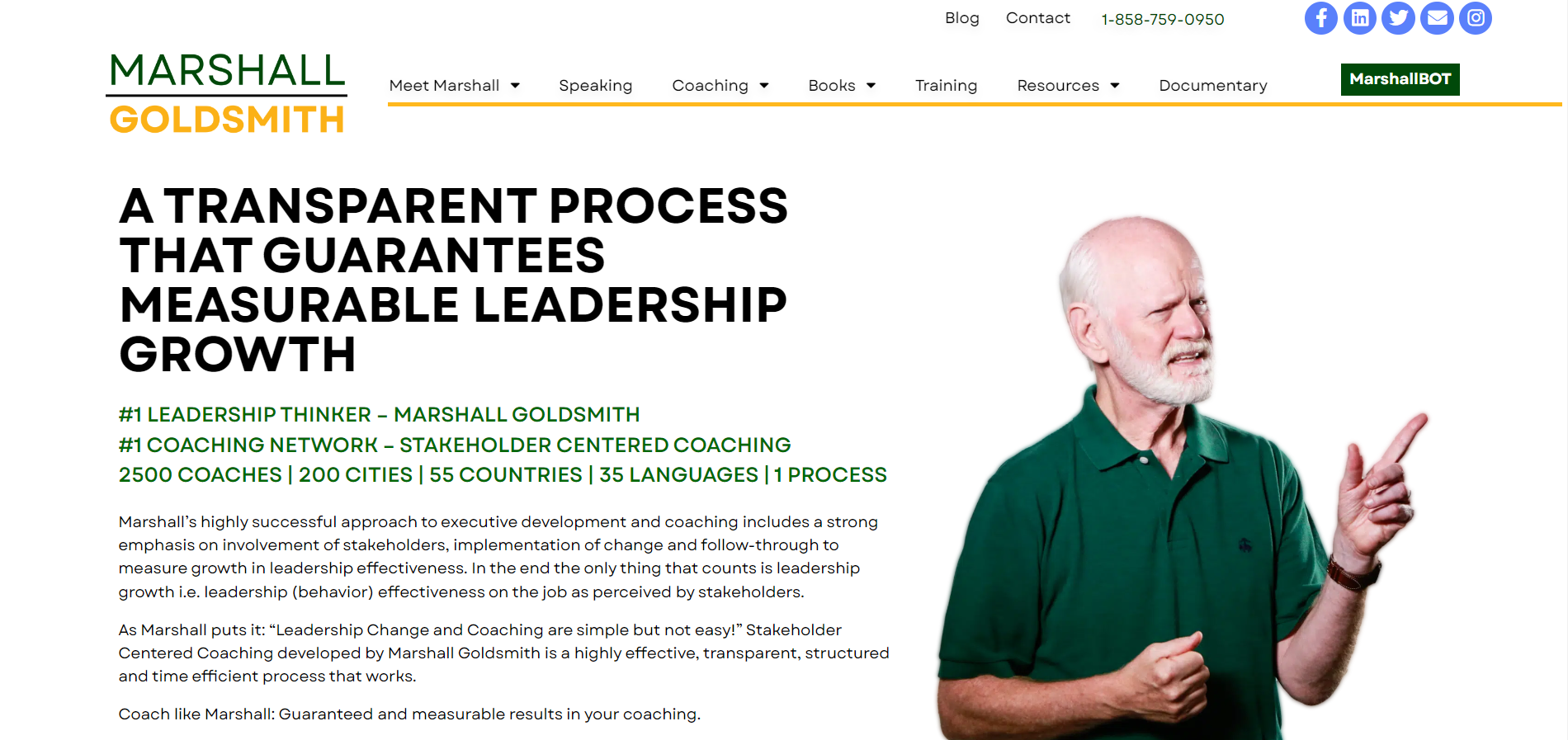 marshall goldsmith coaching