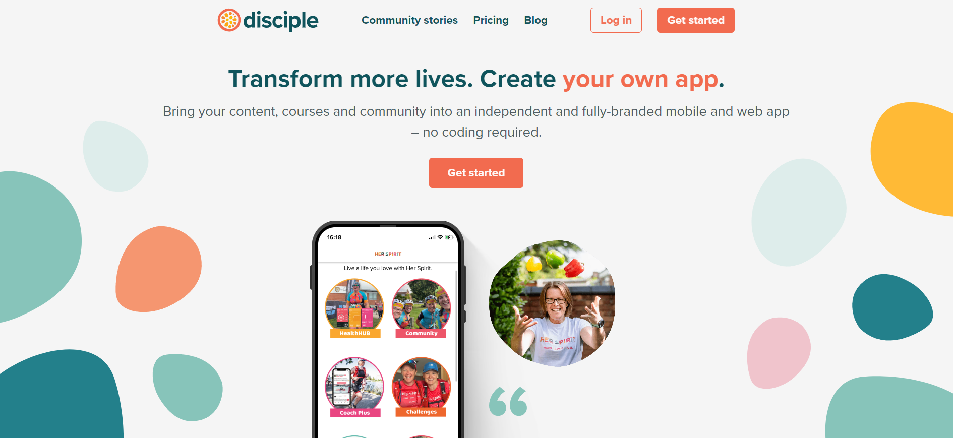 Disciple Media's webpage