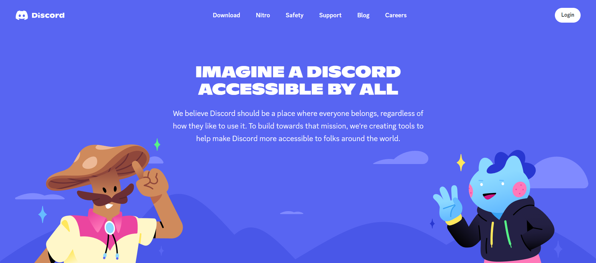 Discord webpage