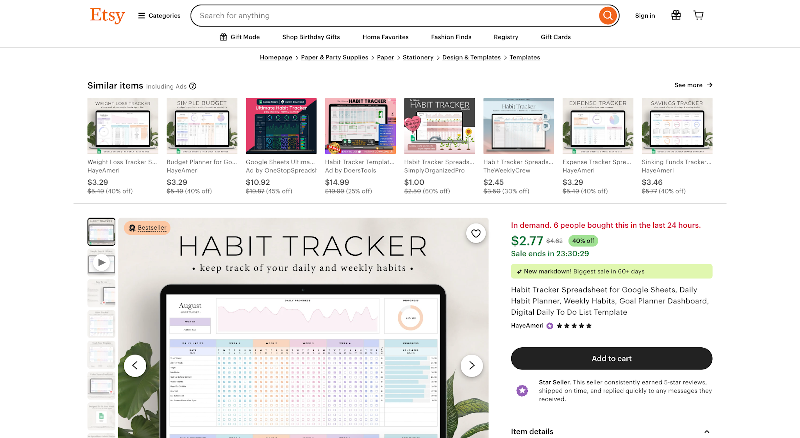 Habit tracker