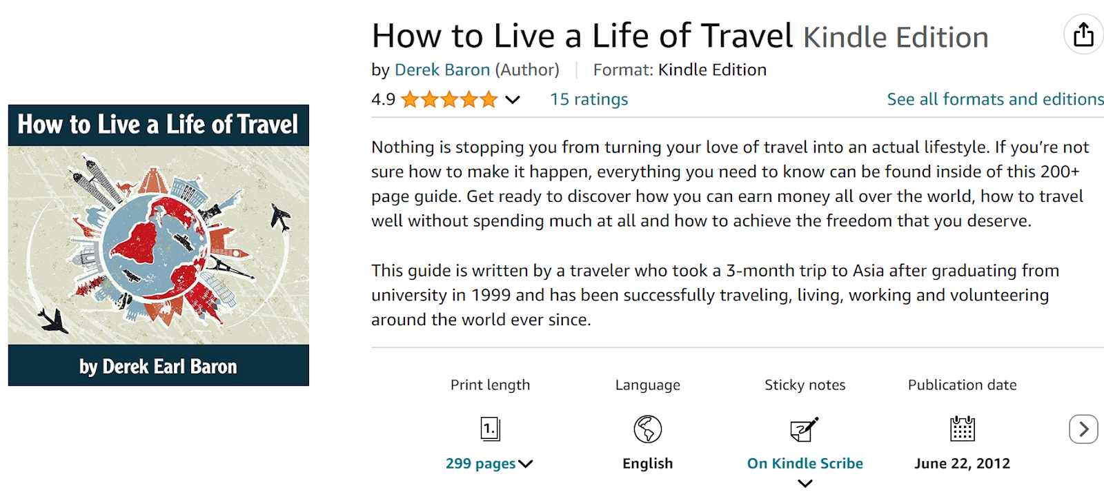 How to Live a Life of Travel by Derek Baron