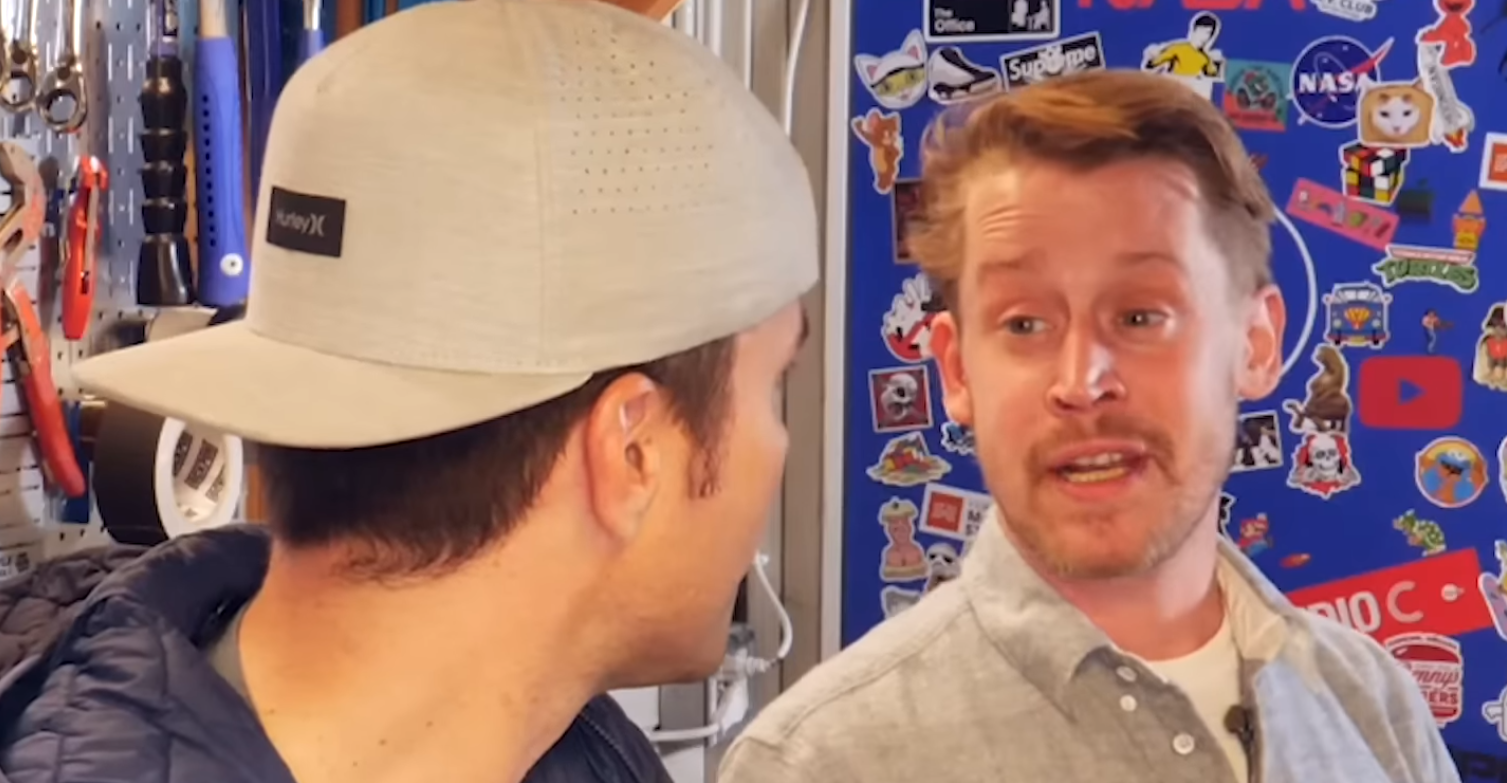 Macaulay Culkin  and Mark Rober