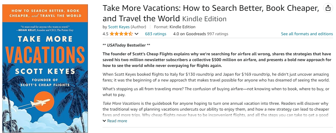 Take More Vacations: How to Search Better, Book Cheaper, and Travel the World 