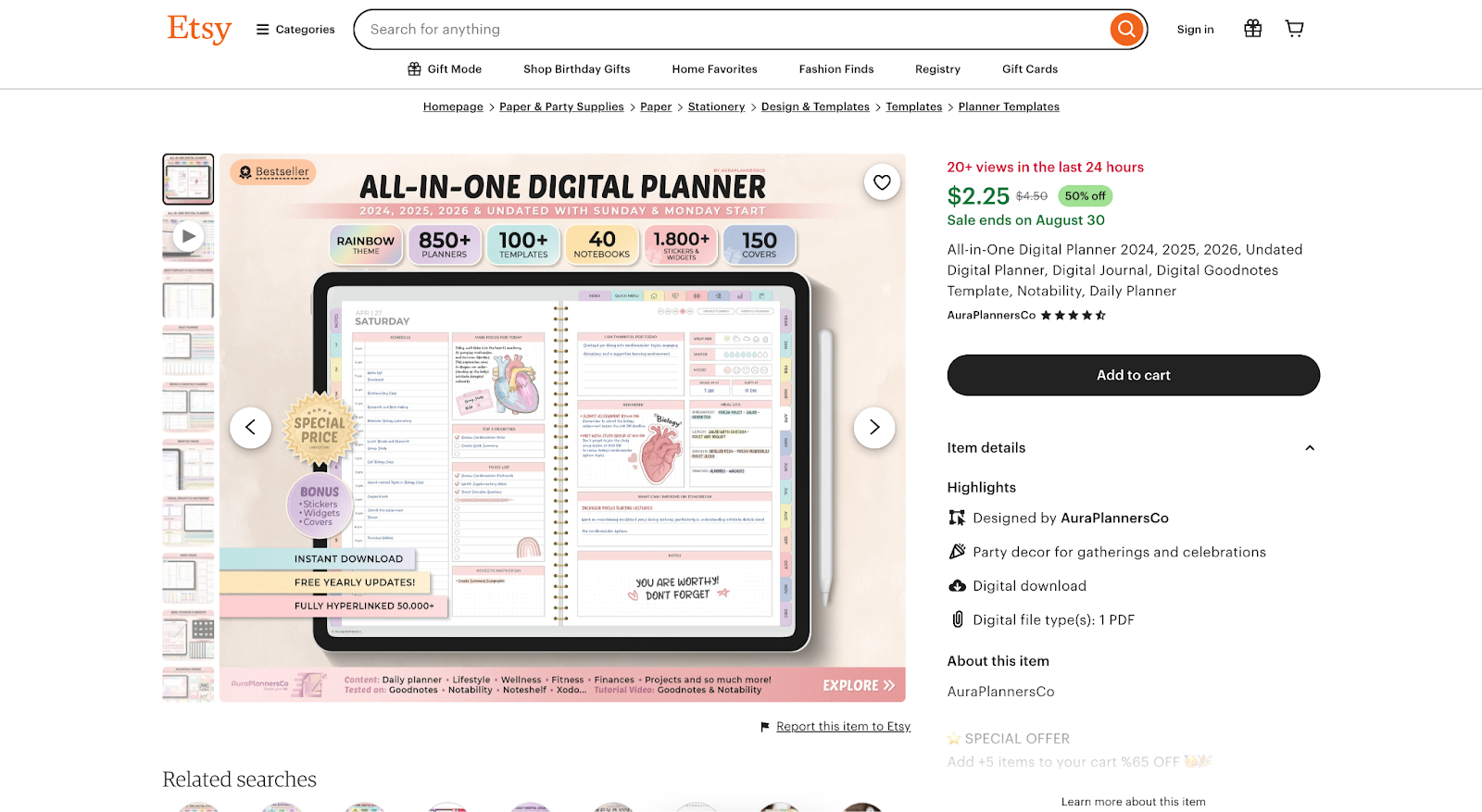 Digital planners